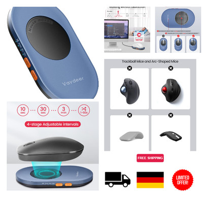 Ultra Slim Mouse Mover mit einstellbarem Intervall-Timer für PC, lautlos, 17