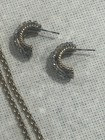 Brighton Gold Engraved Teardrop Pendant Necklace & Earrings Jewelry Set — photo 7
