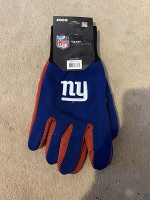 NEW, NFL TEAM UTILTY GLOVES, NEW YORK GIANTS