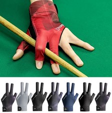 1pc Open Finger Billiard Glove Breathable Polyester Pool Snooker Training Gloves