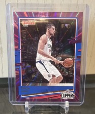 2020-21 Ivica Zubac Donruss Purple Lazer SERIAL #34/99 Clippers #133