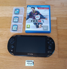 Sony PlayStation Vita Slim Schwarz mit 4 Spielen und SD2VITA