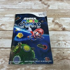 Super Mario Galaxy Nintendo Wii Authentic Instruction Booklet Only No Game 