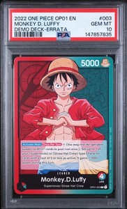 Monkey D Luffy Psa 10 | eBay