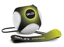 SKLZ STAR-KICK SOLO SOCCER TRAINER HANDS-FREE KICKING PASSING PRACTICE BLACK