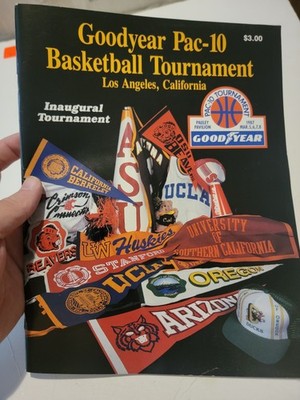 Vintage Ncaa Basketball Program Goodwill Pac 10 Tournament Inaugural 