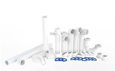 Kitchen Sink Drain Kit,1-1/2" Sink Drain Plumbing Kit - Universal P-Trap Repl...