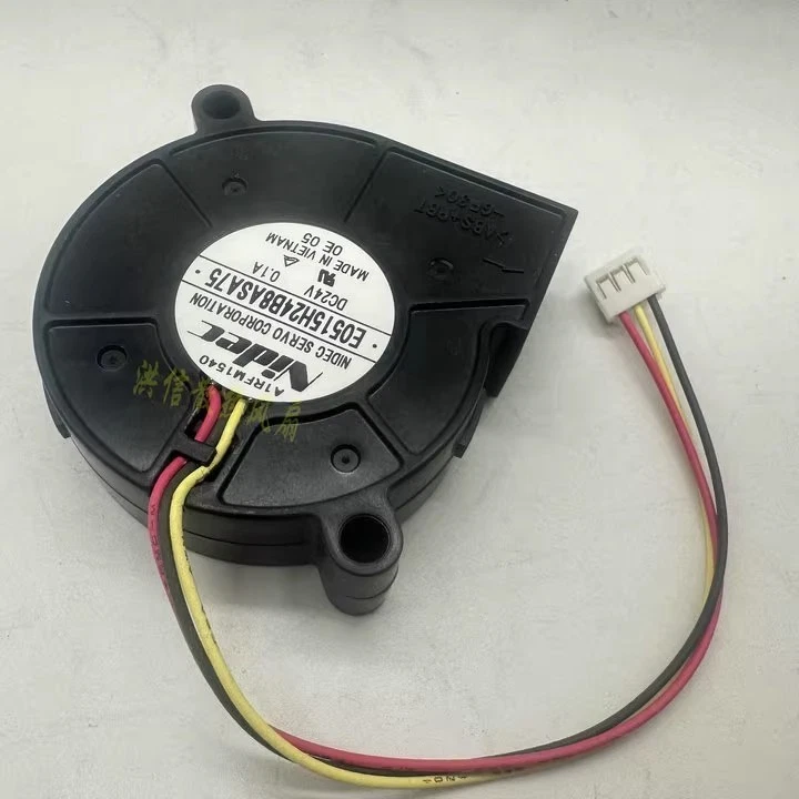 Nidec E0515H24B8ASA75 DC24V 0.1A 50*15MM 3-Pin Turbo Blower Cooling Fan - Image 2 of 4