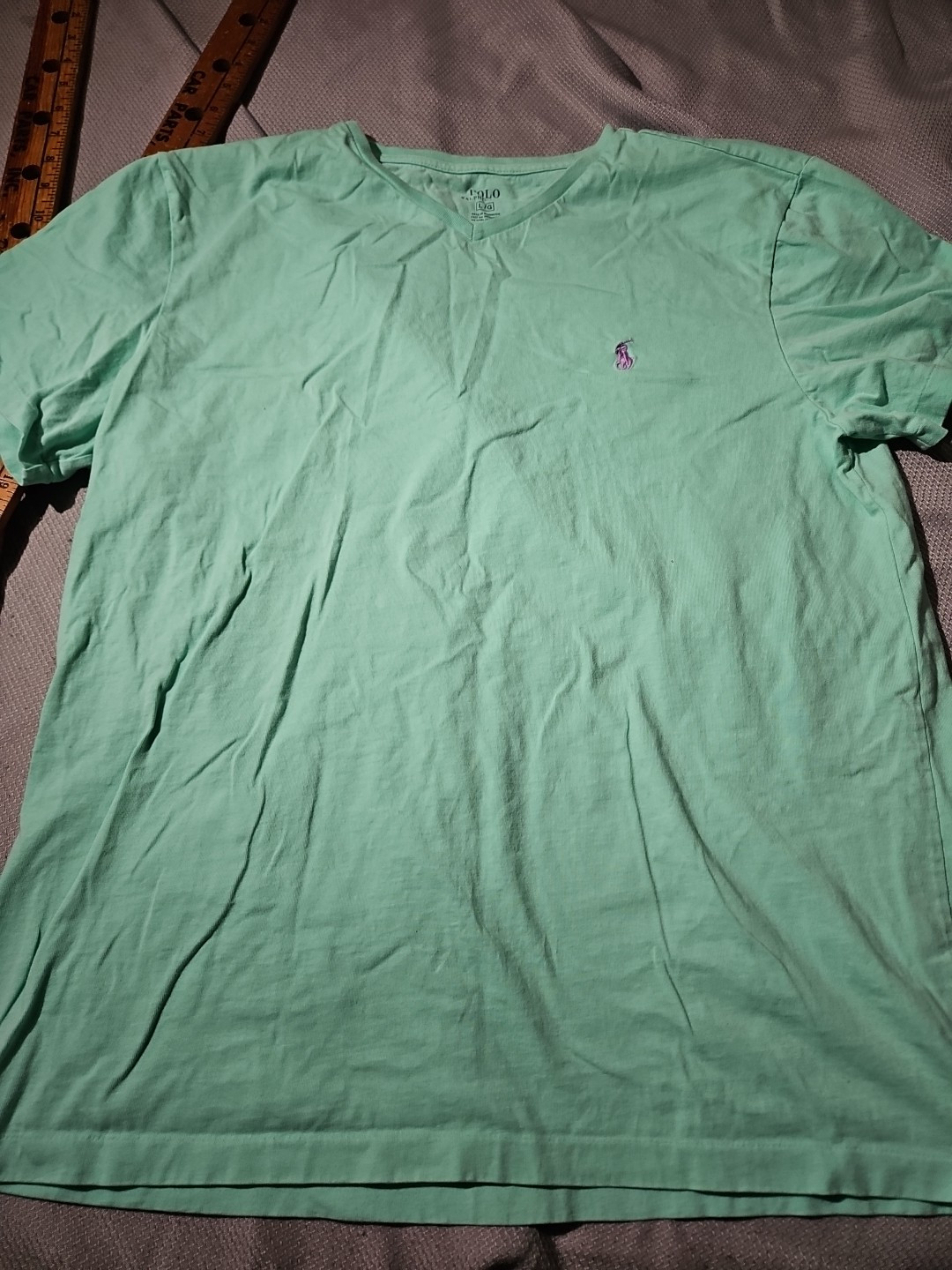 Polo Ralph Lauren camicia uomo grande verde ricamato logo pony maglietta casual