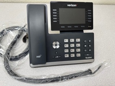 Verizon Yealink SIP-T54W IP Phone Gigabit WiFi Bluetooth VoIP Excellent Tested