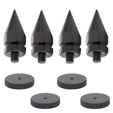 4Pcs M6 Iron Speaker Isolation Spike AMP Studio Monitor Stand Feet Cone 40mm C