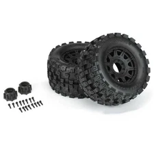 Pro-Line Badlands MX38 HP 3.8 Belted Tires on Raid 8x32 Wheels 17mm Hex 10166-10