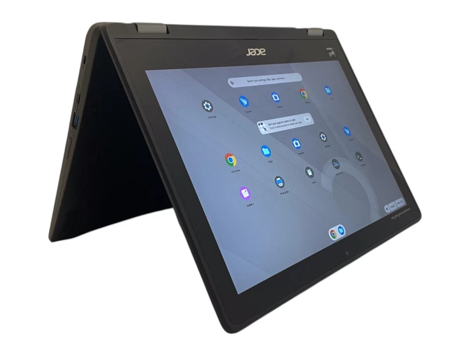 Acer Chromebook Spin 512 R851TN-P4FF 8GB 64GB Folding Touchscreen Laptop Black - Image 2 of 4