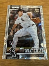 2026 Topps Series 1 Grant Taylor Diamante Foil Rookie RC #49 White Sox