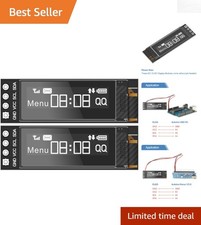 High-Resolution 128x32 OLED Display Module for Arduino/Raspberry Pi - 2 Pack