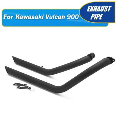 Schalldämpfer Auspufftöpfe Auspuff für Kawasaki VN 900 Vulcan 900 Classic Custom