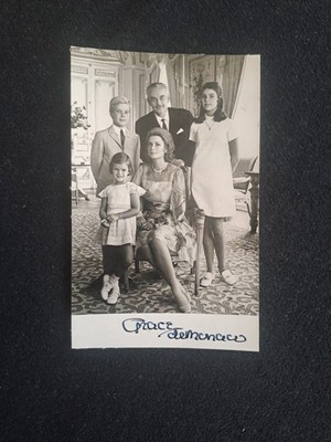 Autogramm Grace de Monaco Grace Kelly
