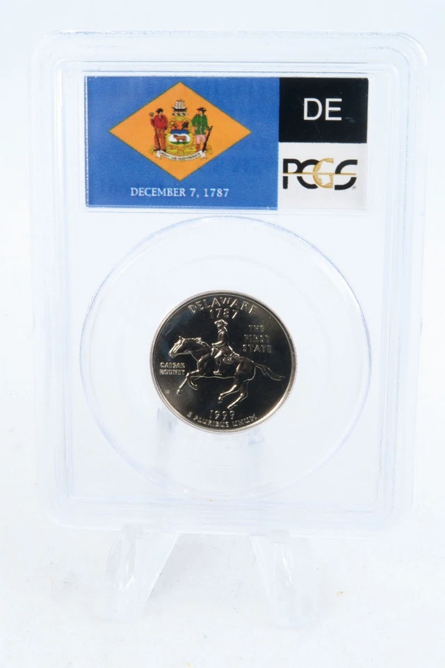 1999-D PCGS MS66 Delaware State Quarter Business Strike 25C - Image 2 of 2