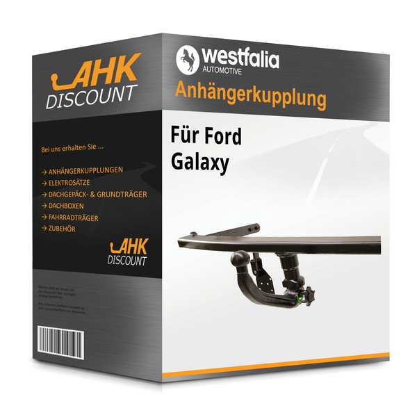 für Ford Galaxy 05.2006-06.2015 Westfalia AnhäNgekupplung Abnehmbar AHK-image