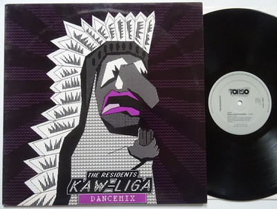 12''Maxi: The Residents: Kaw-Liga (Dancemix) (Torso - 12022)