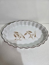 Vintage Midwinter Stonehenge Wild Oats Baking Dish Oval 12
