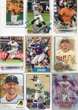 Carlos Correa 15 card lot Houston Astros