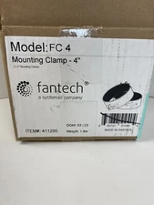 Fantech FC - 4” Duct - Mounting Clamps, Set of 2 Clamp Systemair 411295