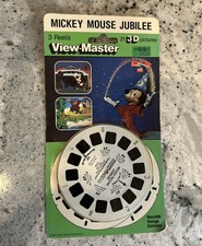 Disney's MICKEY MOUSE JUBILEE 3d View-Master 3 Reel Packet SEALED 3026