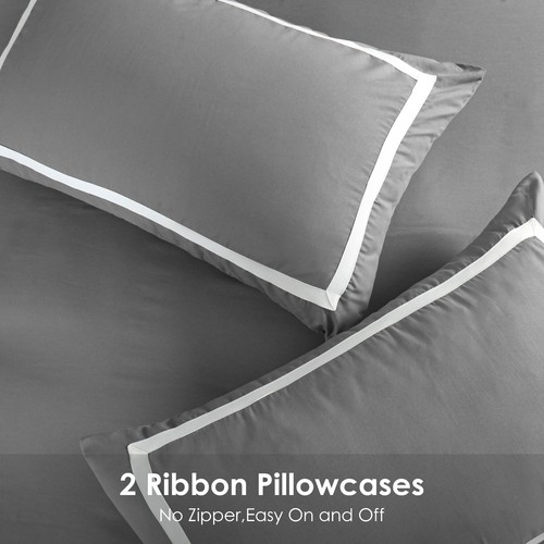3 Pcs Duvet Cover Bedding Set Single Double King Super King Size Quilt Cover Set - Picture 19 of 29
