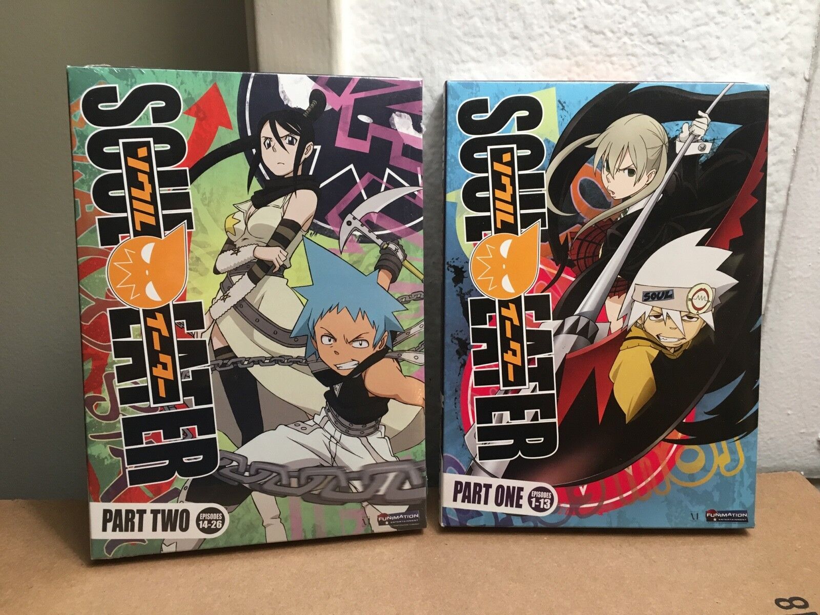 Soul Eater Part One & Two Lot of 2 Anime DVD - Episodes 1 - 26