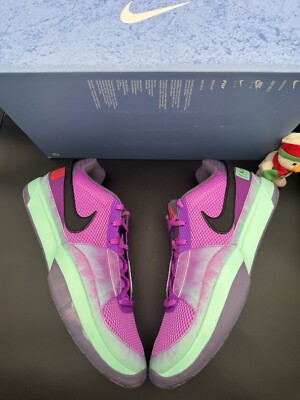 Ja 1 Christmas Purple Green Men's Size 12.5 FV5558-500 RARE