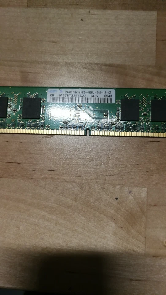 Samsung 256MB PC2-4200 DDR2 533MHz KR-M378T6453FZ3-CD5-0543 FREE SHIPPING - Image 3 of 3