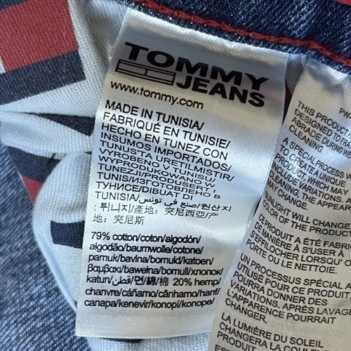 Tommy Hilfiger Tommy Jeans Men Regular Tapered Dad Jeans Embroidered Logo 38/30 - Picture 8 of 24