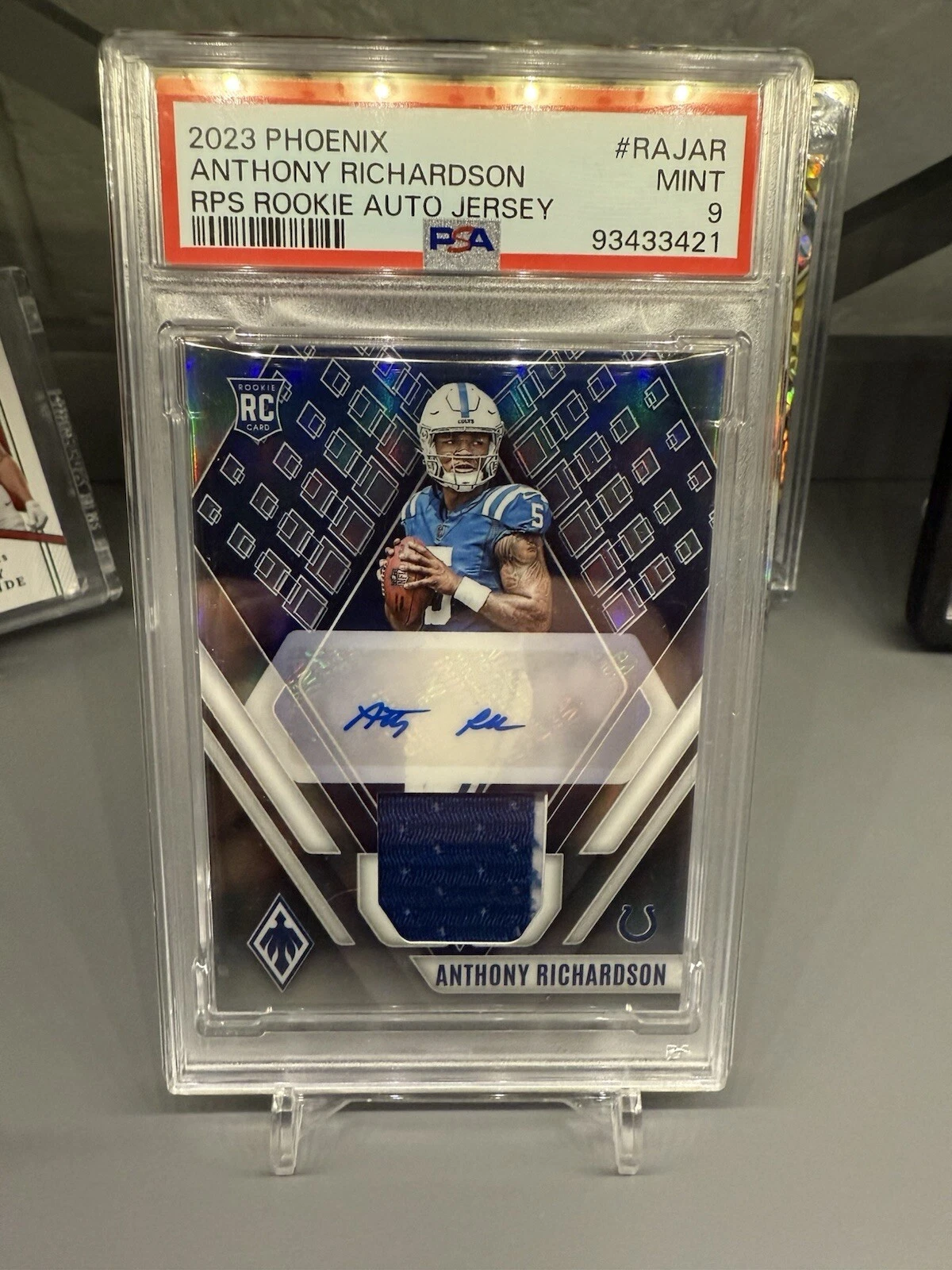 Anthony Richardson Panini Phoenix Rps Rookie Auto Jersey #RAJAR Base