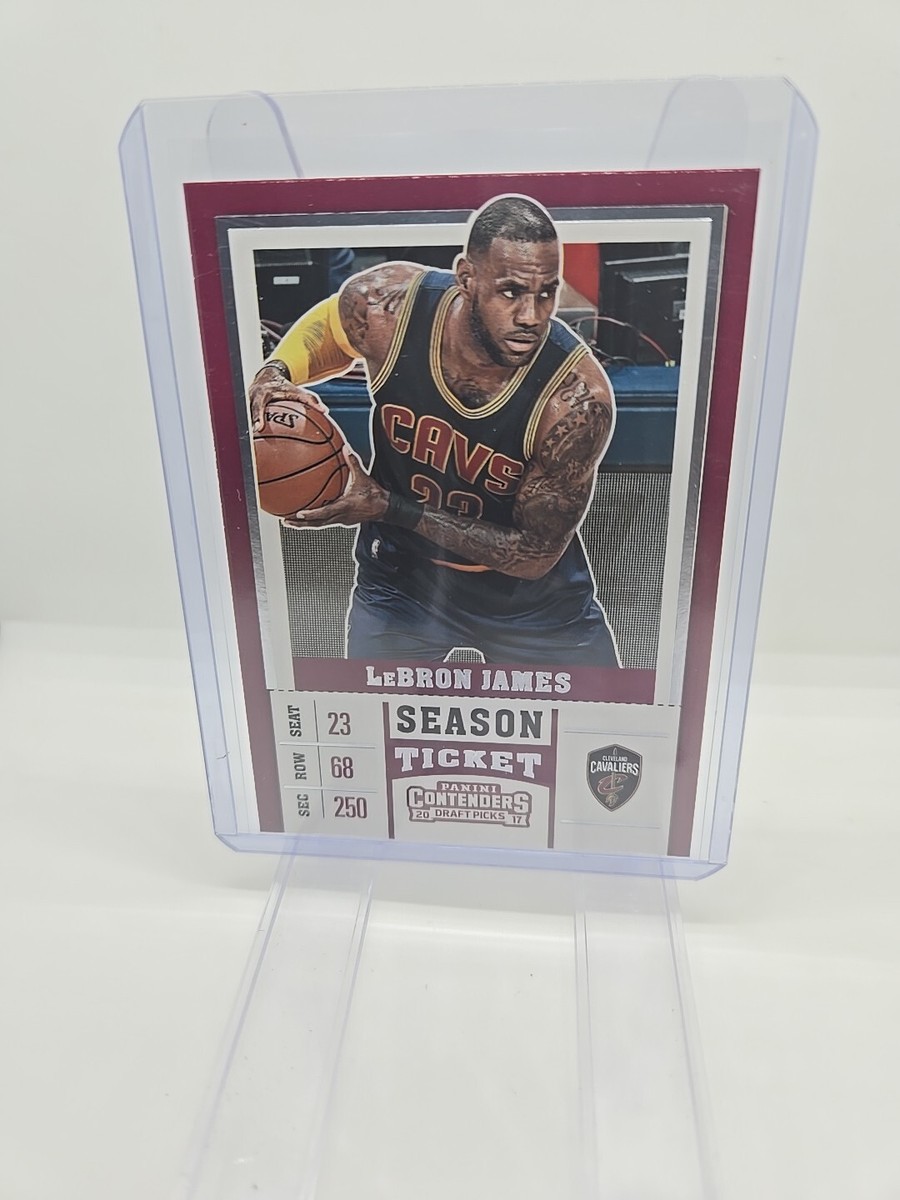 LEBRON JAMES 2017 Panini Contenders Draft Picks #36 Season Ticket