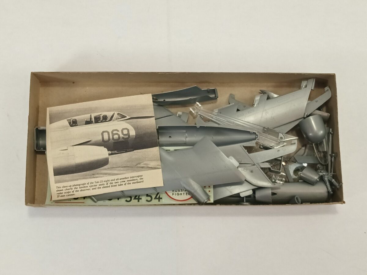 1958 Revell ~ YAK-25 FLASHLIGHT Soviet All-Weather Jet 1958 Revell ~ YAK-25 FLASHLIGHT Soviet All-Weather Jet