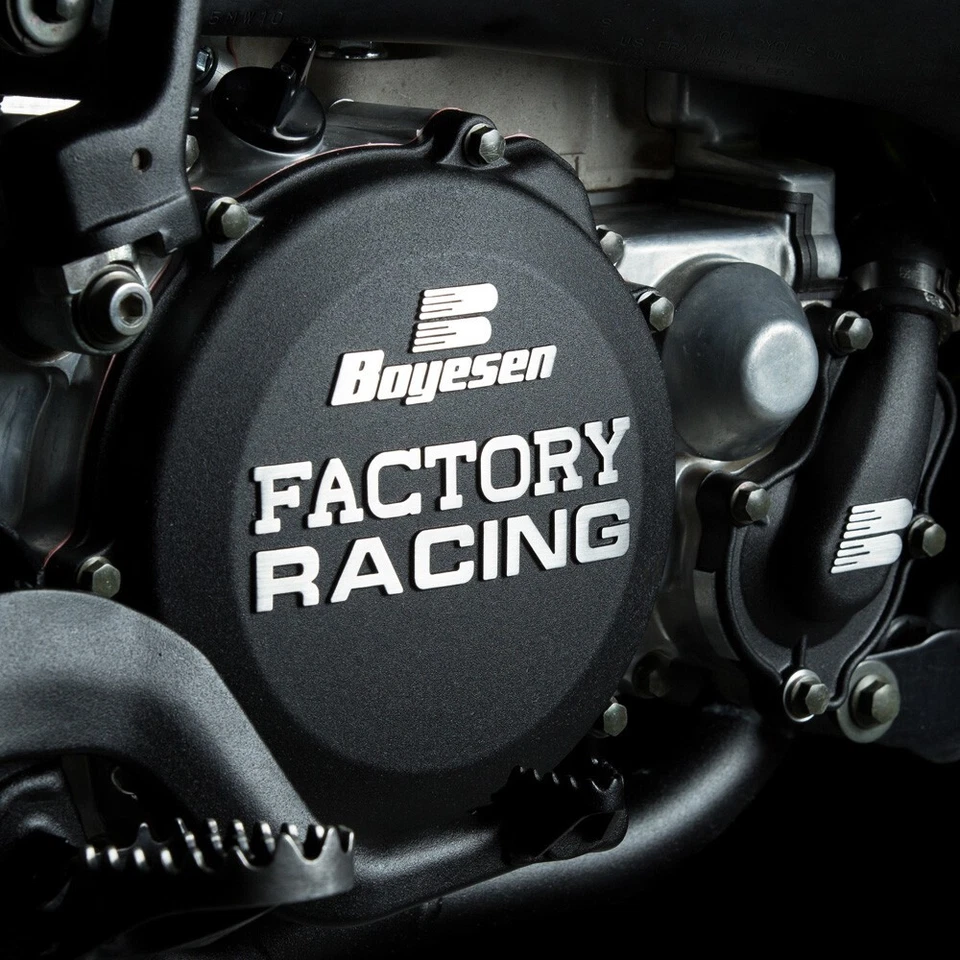 KTM EXC250 EXC300 TPi BOYESEN FACTORY RACING CLUTCH COVER BLACK 2017-2023 - Image 2 of 4