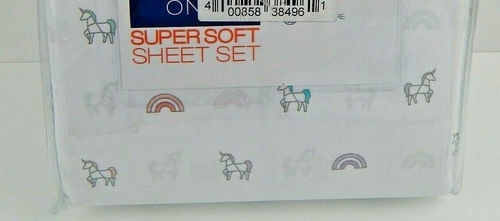 The Big One DORM BEDDING Twin XL Set Unicorns Kohl's - Picture 5 of 11