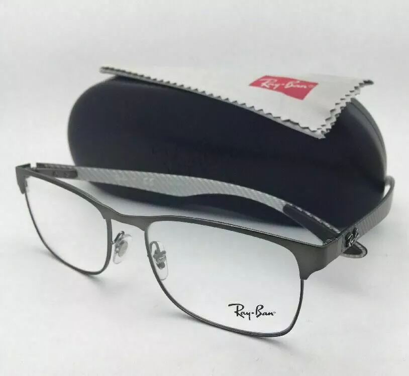 New RAY BAN Rx able Eyeglasses TECH RB 8416 2620 53 17 Gunmetal
