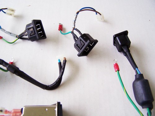 Computer Male Power Entry Receptacles D-Plug Cord 15A 250V Lot of 11 Used - Picture 4 of 5