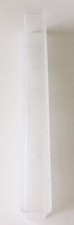 10 pc Plastic Nesting Storage Shelf Bin Box,Clear Size 24.7"DX 2.5"WX 4" H