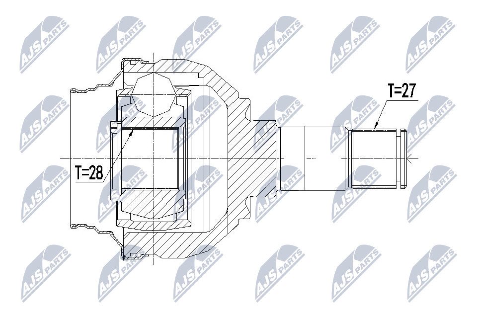 Inner Cv Joint Front Left For Mercedes W176 15- W242 W246 15- - Image 8