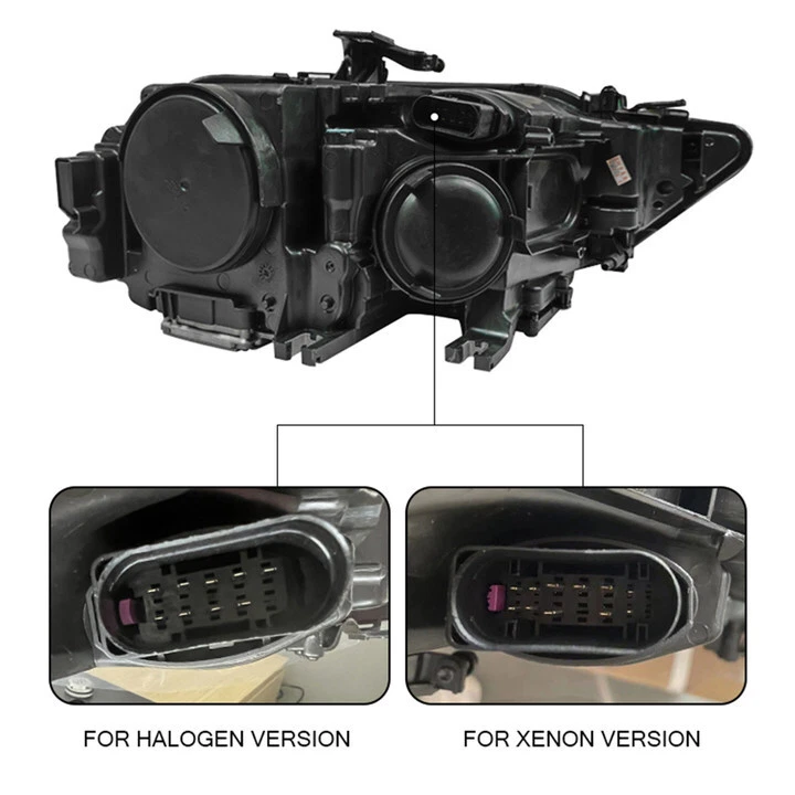 Faros LED para Audi A4 2013-2016 DRL 4 lentes conjunto de señal de giro secuencial Foto 3 de 4