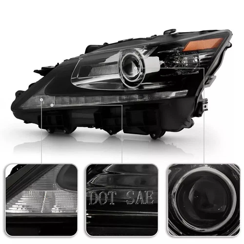 LED Projector Headlight For 2013-2015 Lexus GS350 GS450h HID w/o AFS LH or Right - Picture 4 of 19