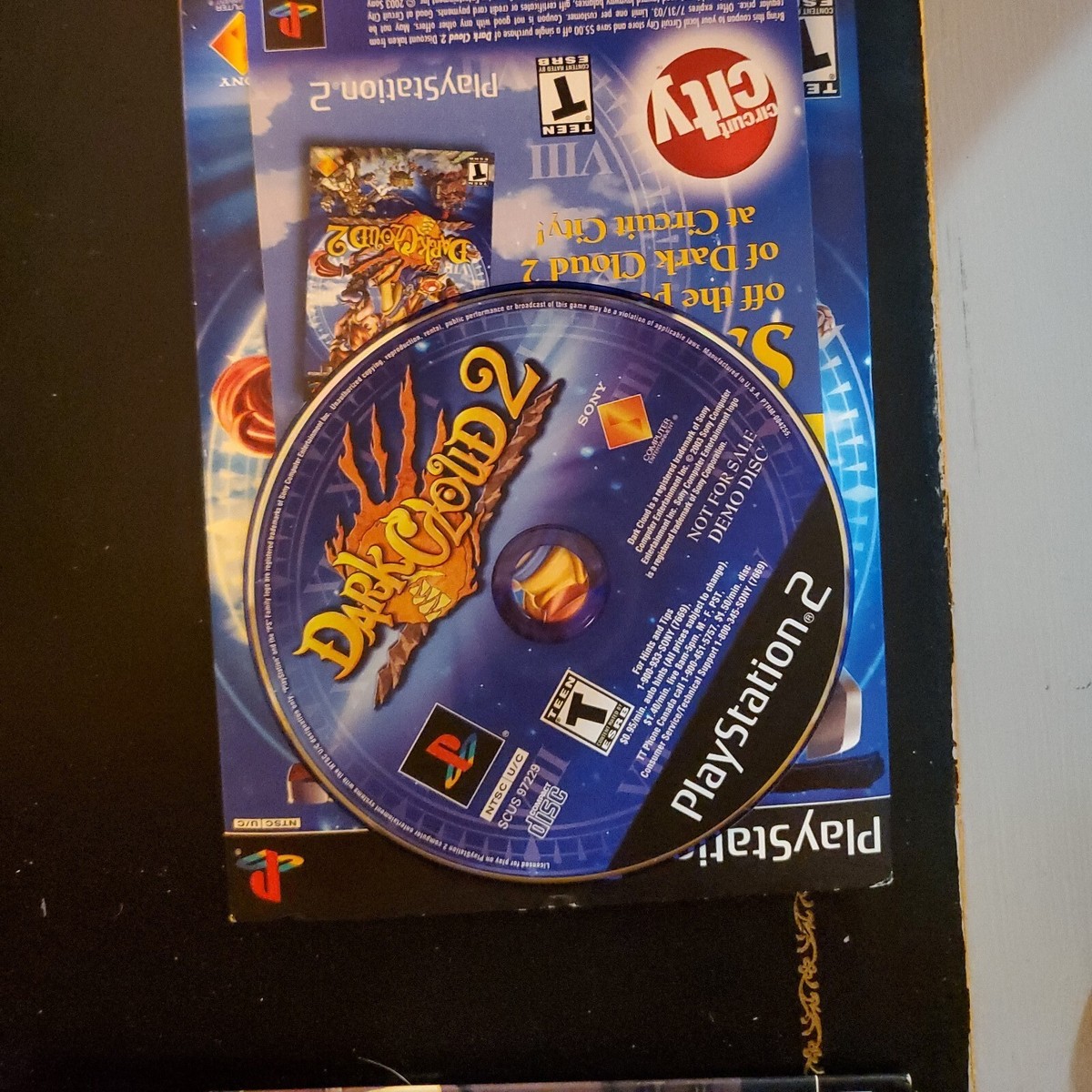 VIDEO GAME PS2 DARK CLOUD DEMO DISC RARE 