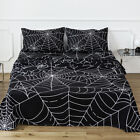 3D Spider Web Line Black Quilt Cover Set Duvet Cover Bedding Pillowcases