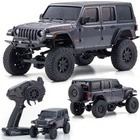 NEW Kyosho Mini-Z 4X4 Jeep Wrangler Unlimited Rubicon Granite Mt RTR Crawler