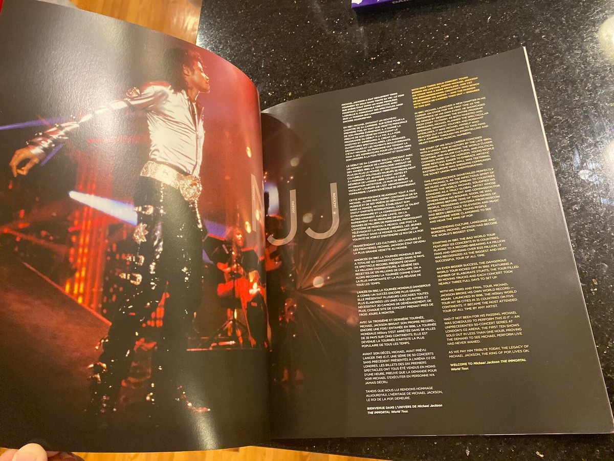 Michael Jackson The Immortal World Tour Cirque du Soleil Souvenir