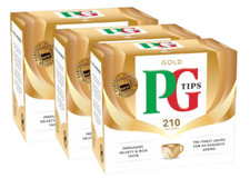 PG Tips Premium Gold Teabags 3 x 70's | 210 Teabags Total