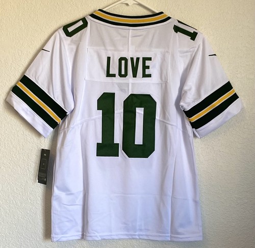 YOUTH GB PACKERS Customized Love #10 White Stitched Jersey SZ L (14/16) NWT